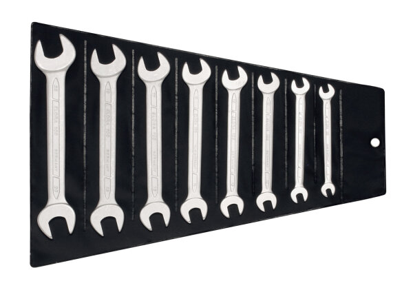 Doppelmaulschlüssel-Satz DIN 3110, 8-teilig 1/4"-1" AF, ELORA-100S 8AFSB