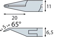 Elektronik Spitzenschrägschneider ESD mit feiner Wate, ELORA-4570-F E 2K