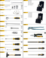 Werkzeugsortiment 64-teilig, ELORA-WS-1M