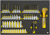 Modul-Steckschlüssel-Satz 1/4" und 1/2",...