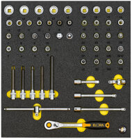 Modul-Steckschlüssel-Satz 3/8", ELORA-OMS-49